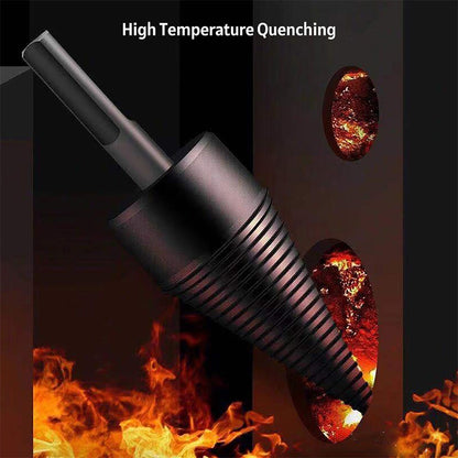3Pcs Replaceable Shank Square Round Hex 42mm Sharp Head Firewood Drill Bit for Electric Drill