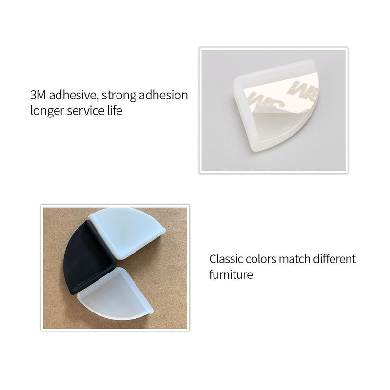 4Pcs Baby Safety Silicone Table Edge Protector Right Angle Corner Anti-collision Protection Cover