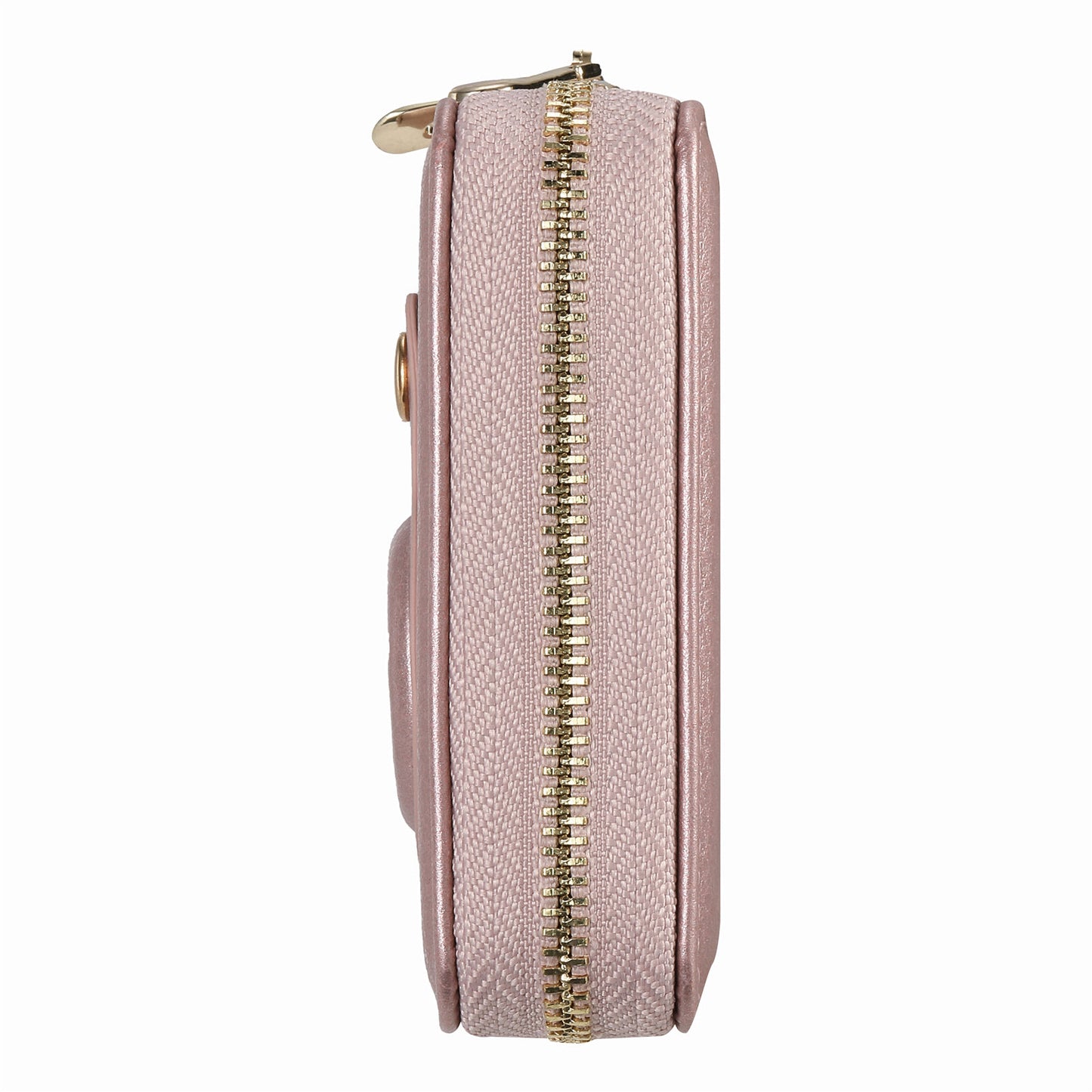 RFID Blocking Card Holder PU Leather Zipper Wallet with Built-in Case for Apple AirTag