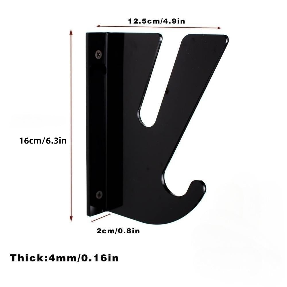 YX008 One Pair Skateboard Longboard Wall Hanger Storage Mount Rack Organizer Display Holder