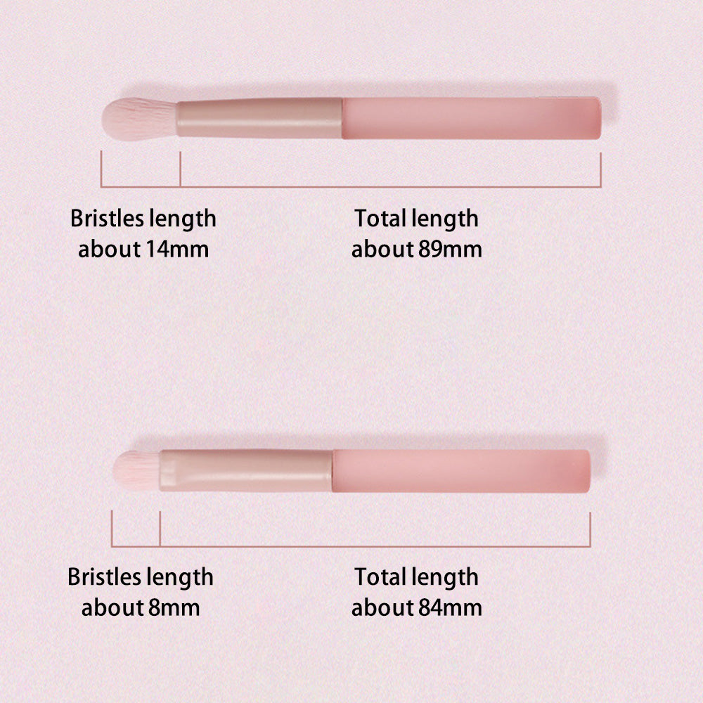 10Pcs / Set Makeup Tool Soft Artificial Fiber Brush Kit for Eye Shadow, Highlight, Foundation Powder (with Storage Bag)