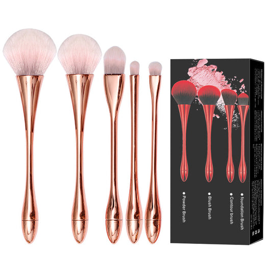 1 Set Eyeshadow Makeup Brushes Soft Fiber Brush Set for Foundation Powder, Blusher
