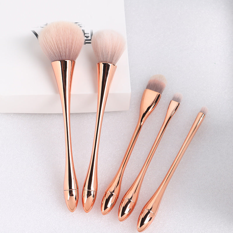 1 Set Eyeshadow Makeup Brushes Soft Fiber Brush Set for Foundation Powder, Blusher