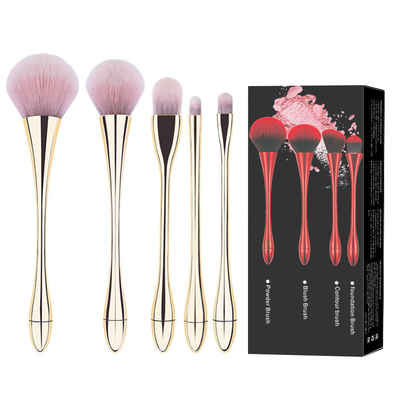 1 Set Eyeshadow Makeup Brushes Soft Fiber Brush Set for Foundation Powder, Blusher