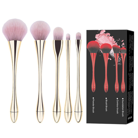 1 Set Eyeshadow Makeup Brushes Soft Fiber Brush Set for Foundation Powder, Blusher