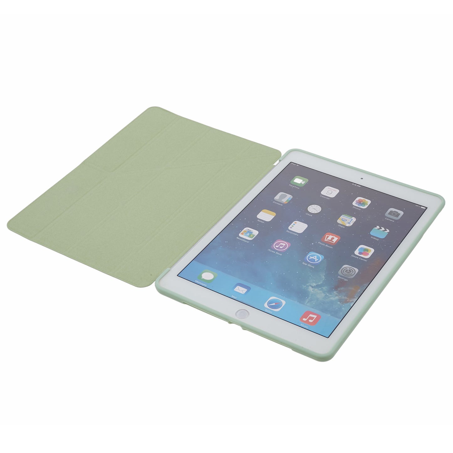 For iPad 9.7 (2018)  /  (2017) Smart Tablet Case PU Leather + TPU Origami Stand Cover