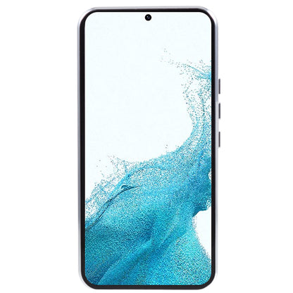 For Samsung Galaxy S22+ 5G Magnetic Metal Frame Phone Case Double Sided Tempered Glass Full Protective Cover with Lock Buckle