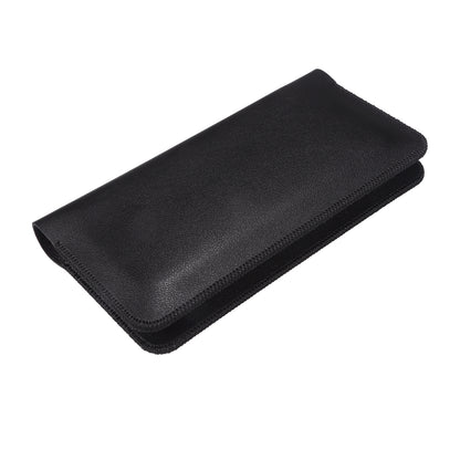 Clutch Bag for Dual 6.7''-6.9'' Phone Nappa Texture Microfiber Leather Cash Cards Holder Long Slim Coin Purse Wallet, Size: XL