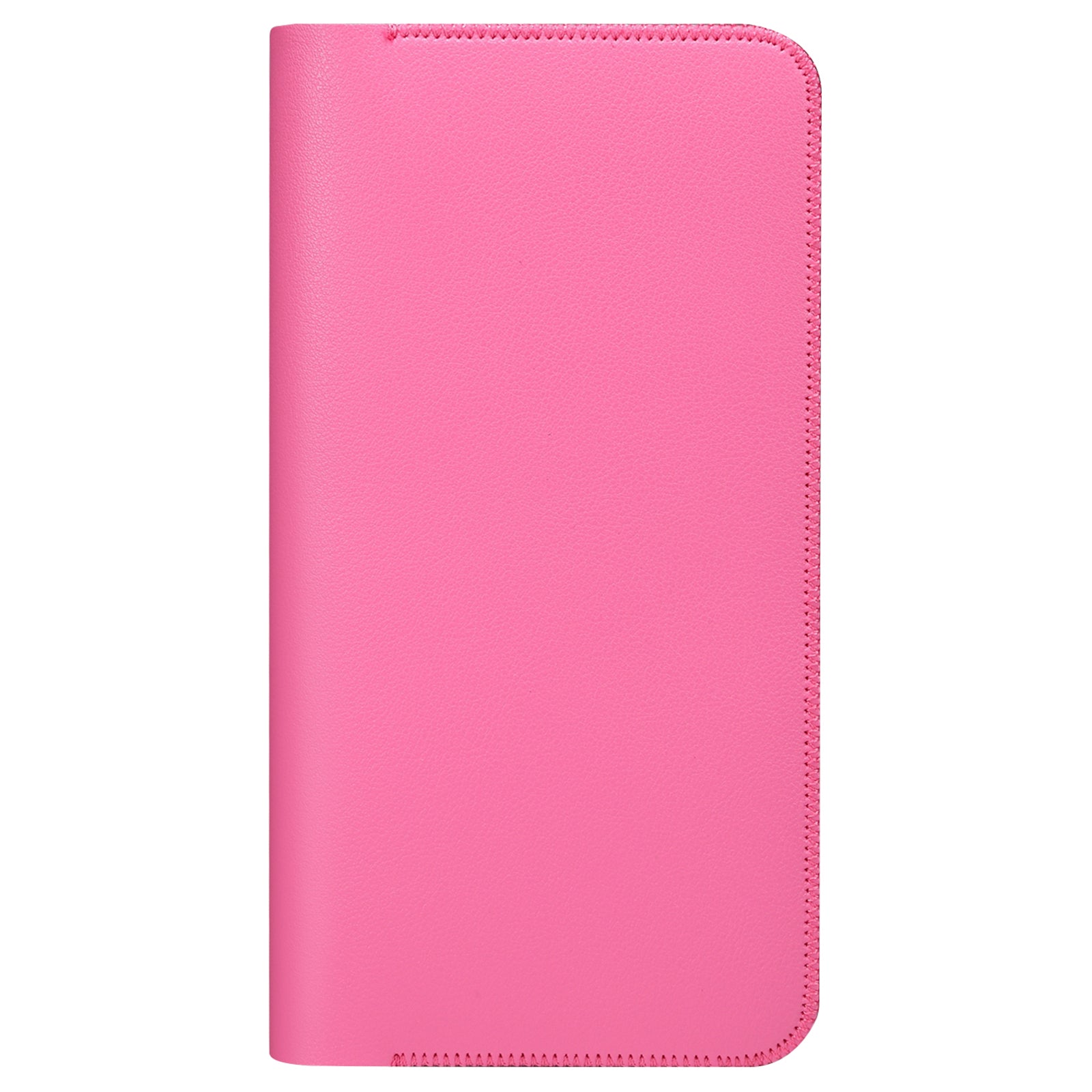 Clutch Bag for Dual 6.7''-6.9'' Phone Nappa Texture Microfiber Leather Cash Cards Holder Long Slim Coin Purse Wallet, Size: XL