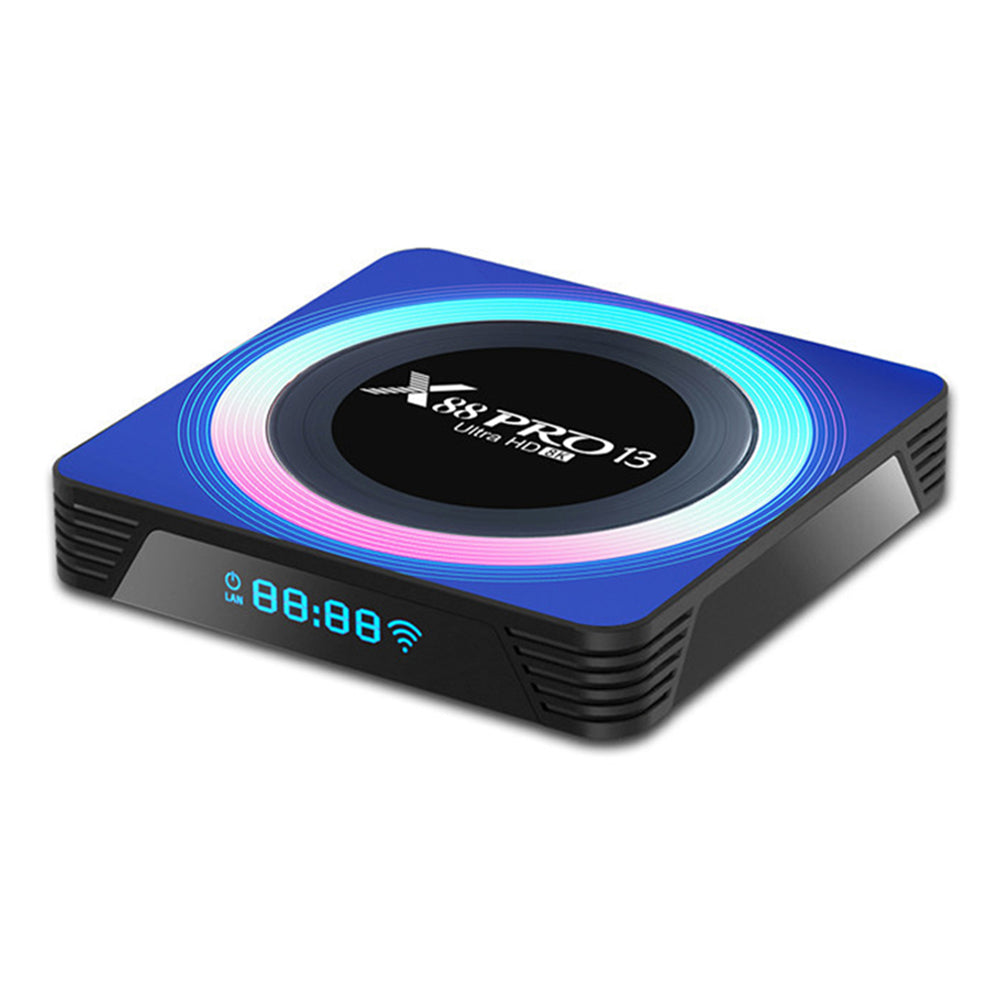 X88 Pro 13 Ultra HD 8K TV Box 4GB+32GB Android 13.0 Smart TV Box with Remote Control