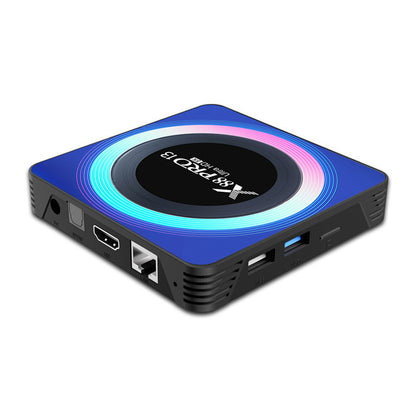 X88 Pro 13 Ultra HD 8K TV Box 4GB+32GB Android 13.0 Smart TV Box with Remote Control