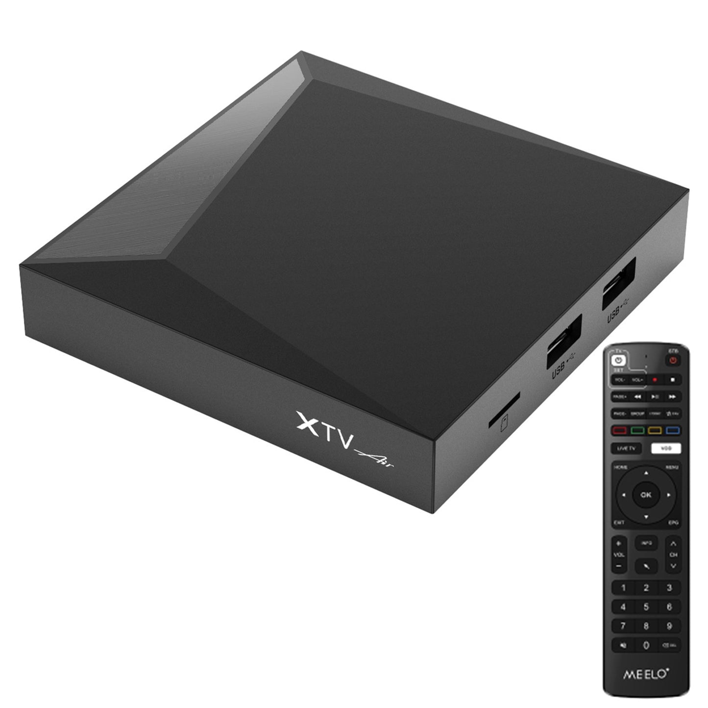 XTV Air HD 4K Android TV Box 2GB+16GB Network Set Top Box with Infrared Remote Controller