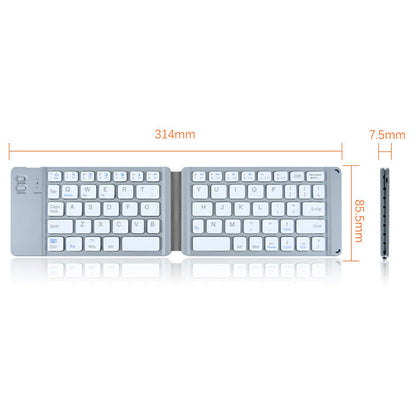 BT18 Magnetic Folding Wireless Keyboard for Cell Phones Tablets Computers Universal Bluetooth Keyboard