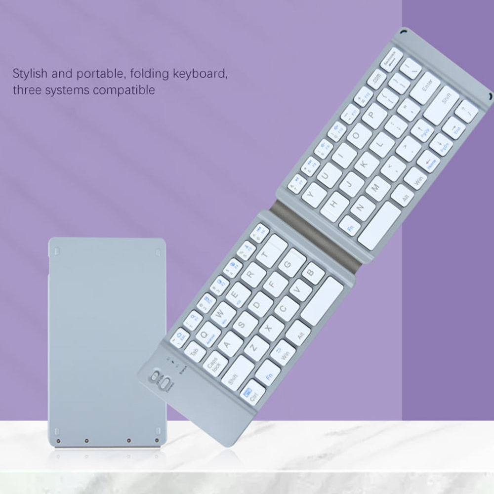 BT18 Magnetic Folding Wireless Keyboard for Cell Phones Tablets Computers Universal Bluetooth Keyboard