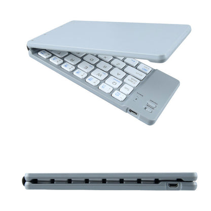 BT18 Magnetic Folding Wireless Keyboard for Cell Phones Tablets Computers Universal Bluetooth Keyboard