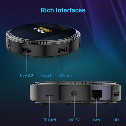 HK1 RBOX-H8-H618 4GB+32GB Set-top Box 6K Video Decoding Android 12 Mini TV Box