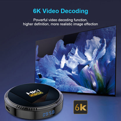HK1 RBOX-H8-H618 4GB+32GB Set-top Box 6K Video Decoding Android 12 Mini TV Box