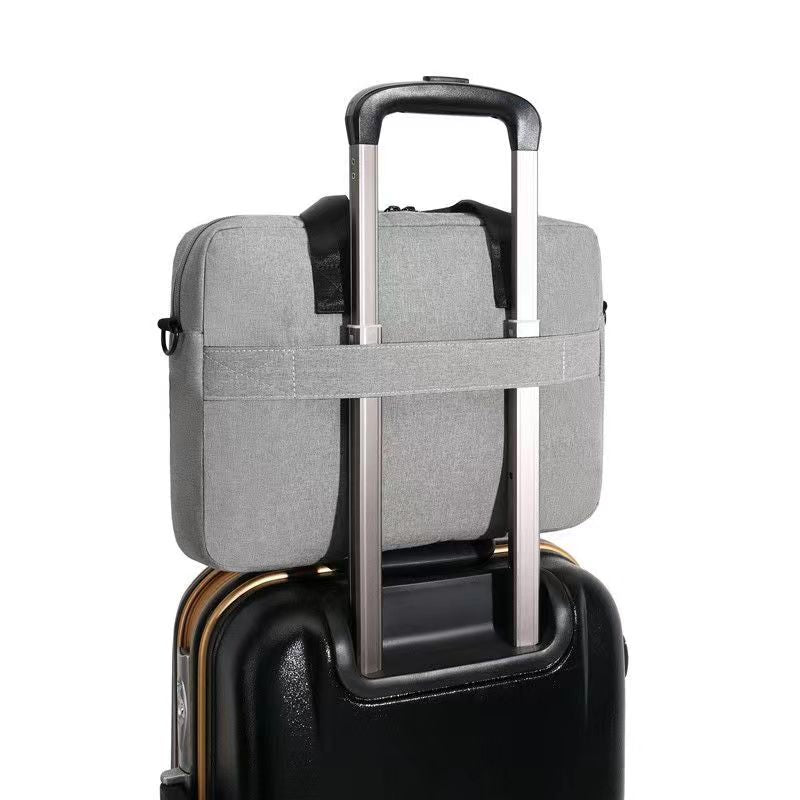 12.5 Inch Notebook Computer Shoulder Bag for MacBook Pro Air, Oxford Cloth+Polyester Laptop Storage Sleeve Handbag