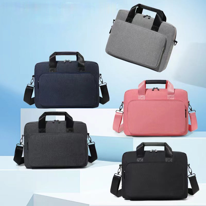 12.5 Inch Notebook Computer Shoulder Bag for MacBook Pro Air, Oxford Cloth+Polyester Laptop Storage Sleeve Handbag