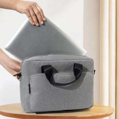 12.5 Inch Notebook Computer Shoulder Bag for MacBook Pro Air, Oxford Cloth+Polyester Laptop Storage Sleeve Handbag
