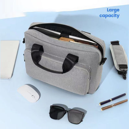 12.5 Inch Notebook Computer Shoulder Bag for MacBook Pro Air, Oxford Cloth+Polyester Laptop Storage Sleeve Handbag