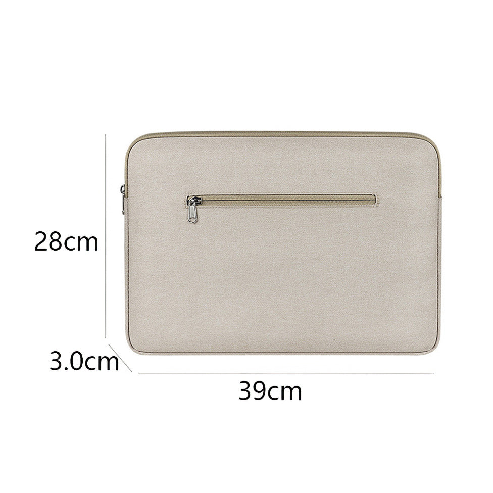 14.1-15.4 Inch Notebook Protective Sleeve Portable Laptop Computer Zipper Bag (with Pull Rod Strap)