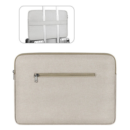 13.3 Inch Waterproof Notebook Sleeve Portable Laptop Computer Zipper Bag (with Pull Rod Strap)