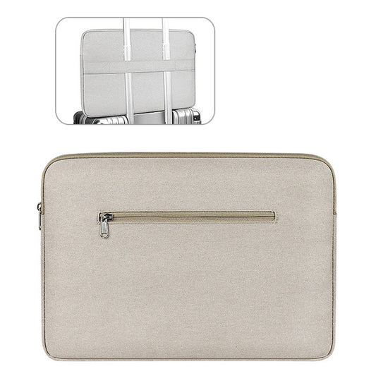 13.3 Inch Waterproof Notebook Sleeve Portable Laptop Computer Zipper Bag (with Pull Rod Strap)