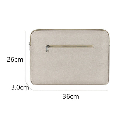 13.3 Inch Waterproof Notebook Sleeve Portable Laptop Computer Zipper Bag (with Pull Rod Strap)