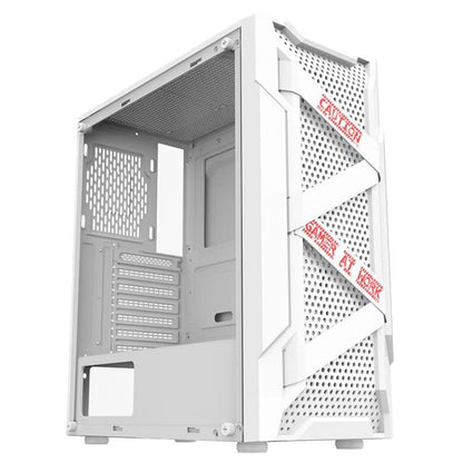 Acrylic Transparent Side Panel ATX PC Case Gaming Computer Case Chassis with 6 Cooling Fan Positions