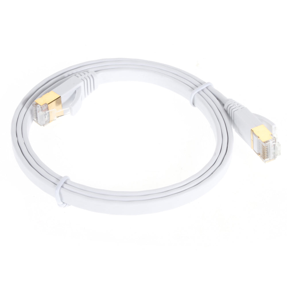 2m CAT-7 10Gbps Flat Ethernet Patch Cable RJ45 LAN Gigabit Network Cord