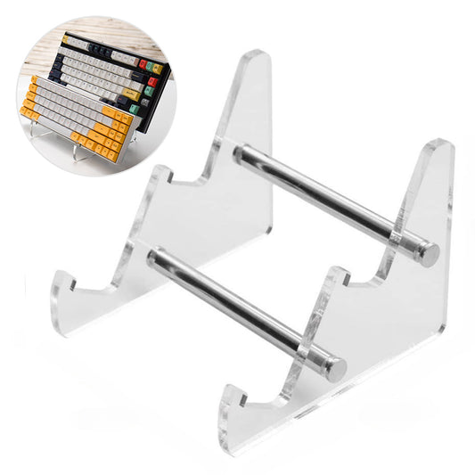 YX003-2 Keyboard Desktop Display Stand Transparent Gaming Keyboard Acrylic Holder Rack for Home Office