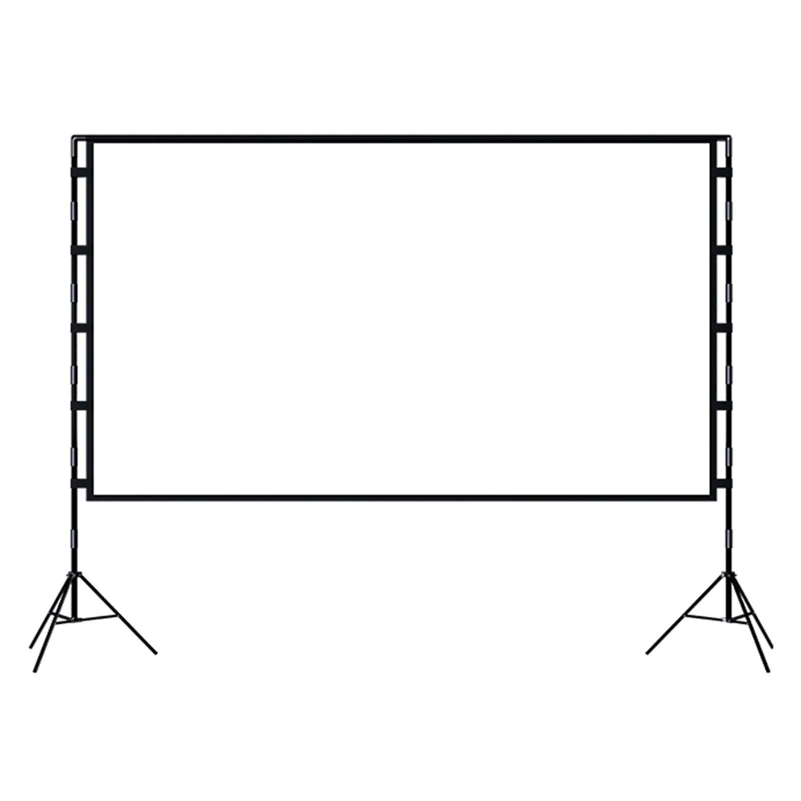 100-Inch 2.21mx1.25m 16:9 Projection Curtain Movie Projector Screen with Stand for Home Theater Office Backyard