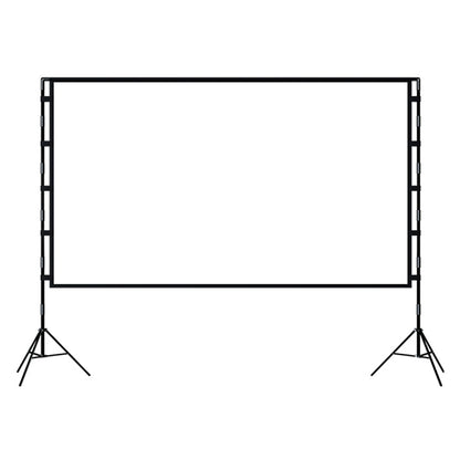 100-Inch 2.21mx1.25m 16:9 Projection Curtain Movie Projector Screen with Stand for Home Theater Office Backyard