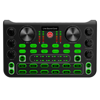 X60 Sound Card Console Desk System Sound Card Mixer for Karaoke Broadcast KTV Singing