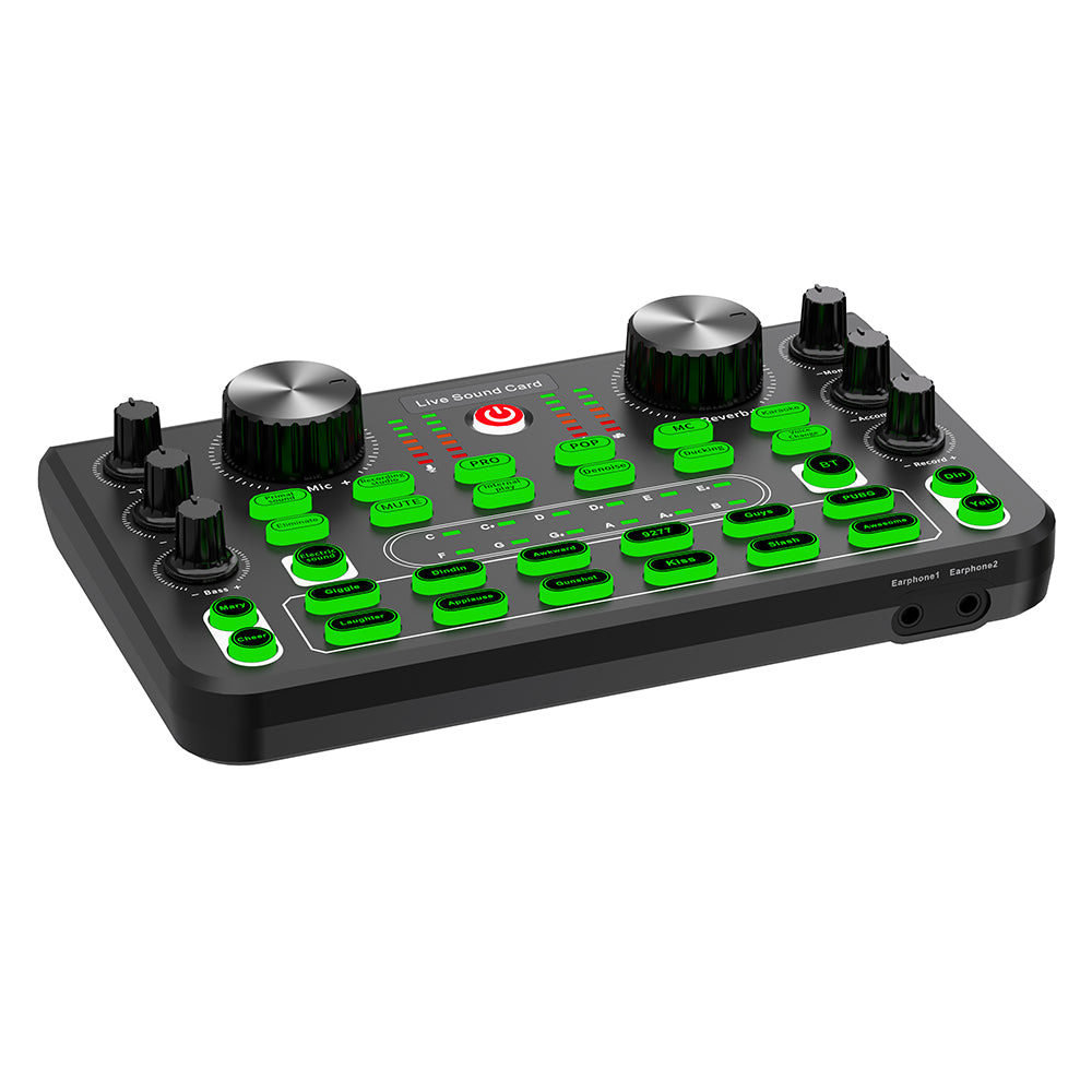 X60 Sound Card Console Desk System Sound Card Mixer for Karaoke Broadcast KTV Singing