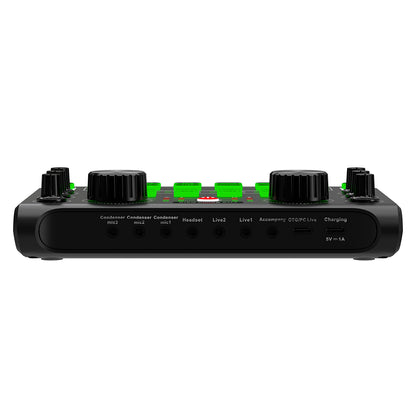X60 Sound Card Console Desk System Sound Card Mixer for Karaoke Broadcast KTV Singing