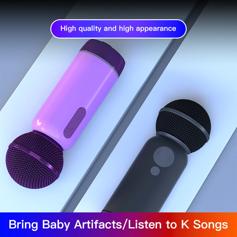 K1 Indoor Outdoor Universal Microphone Support Mobile Phone Connection Karaoke Device Handheld Bluetooth Microphone