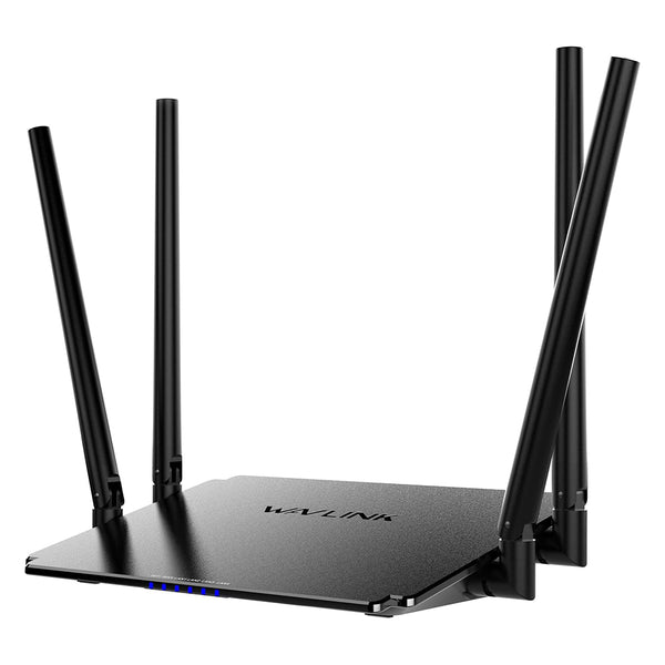WAVLINK WS-WN532A3-B AC1200M Wireless Routers WPA2-PSK 300Mbps Dual Band Wireless Repeater with 4 Antennas
