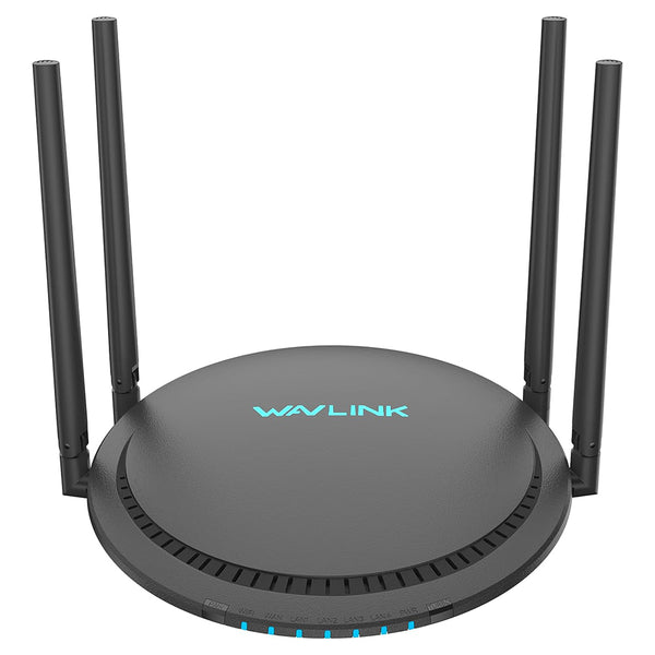 WAVLINK WS-WN531P3-B AC1200 Wireless Routers WAN / LAN Port Signal Booster Wireless Repeater with 4x5dBi Antennas