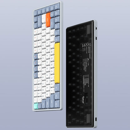 YK75 Rechargeable Bluetooth / Wired / 2.4G Wireless Keyboard Backlit Computer Mechanical Keyboard