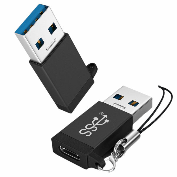 USB Male to Type-C Female Convertor Dual-Sided 10Gbps Data Transmission and Charging Function Adapter
