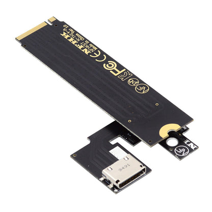 PCI-E 3.0 M.2 M-key to Oculink SFF-8612 SFF-8611 Host Adapter for ThinkBook 14+ Laptop External Graphics Card & SSD