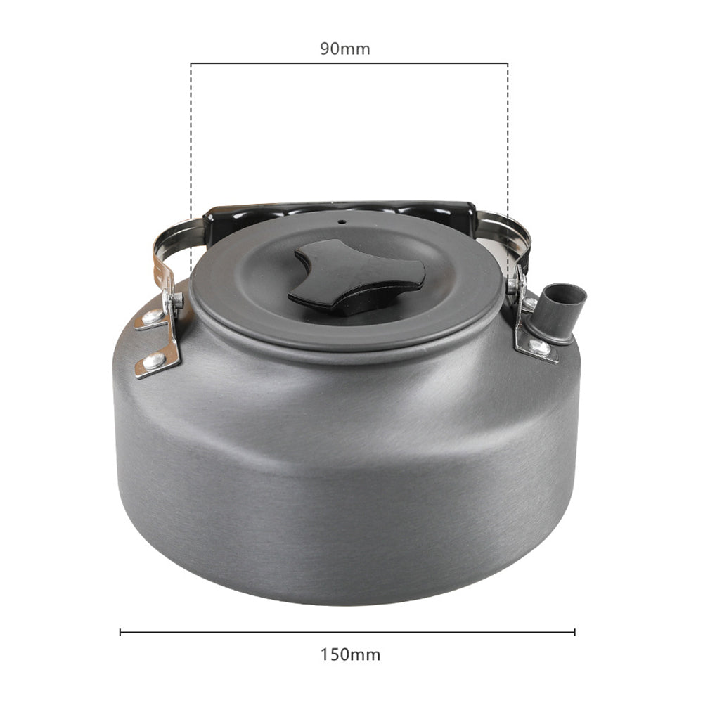 AOTU AT6302 1.1L Outdoor Camping Picnic Kettle Portable Aluminum Alloy Coffee Pot Teapot (BPA-free, No FDA Certification)