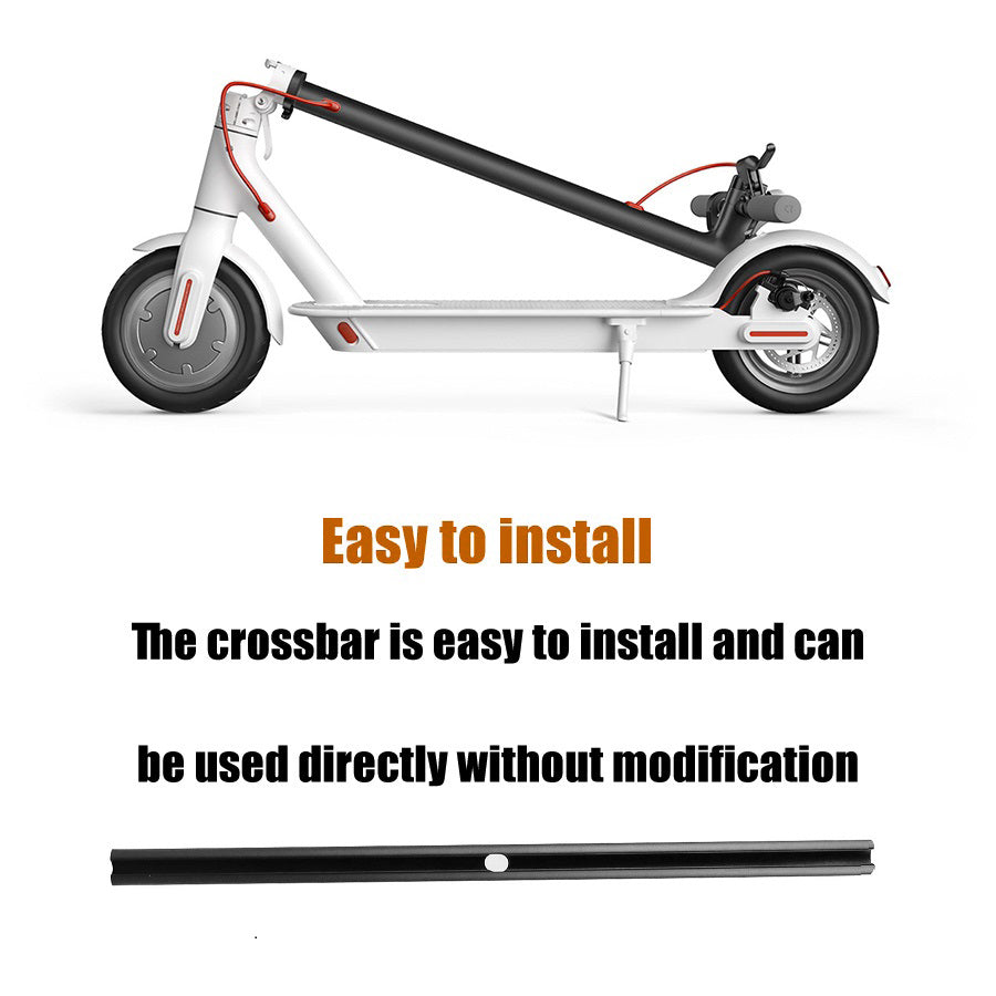 For Ninebot F40 / F30 Electric Scooter Aluminum Alloy Crossbar with 2 Silicone Plug