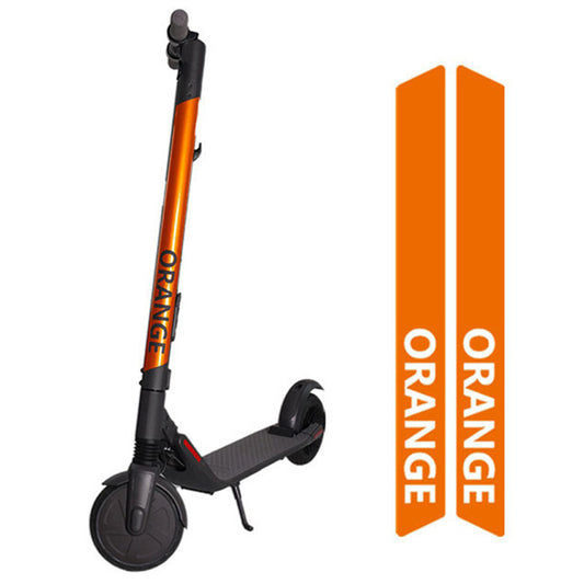 2Pcs / Set For Ninebot E22 / ES1 / ES2 / ES4 Reflective PVC Sticker Electric Scooter Night Riding Warning Decal, Letter Pattern