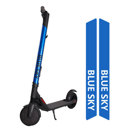 2Pcs / Set For Ninebot E22 / ES1 / ES2 / ES4 Reflective PVC Sticker Electric Scooter Night Riding Warning Decal, Letter Pattern