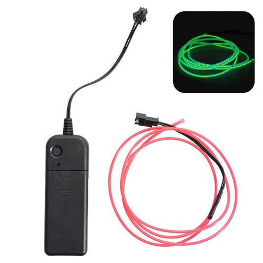 131cm Electric Scooter Modified Safety Warning Ambient Light Folding E-Bike Battery Powered Flexible Wire Rope Lights