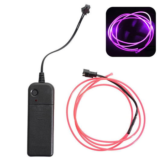 131cm Electric Scooter Modified Safety Warning Ambient Light Folding E-Bike Battery Powered Flexible Wire Rope Lights