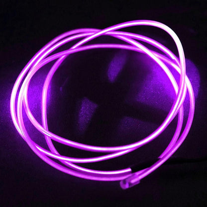 131cm Electric Scooter Modified Safety Warning Ambient Light Folding E-Bike Battery Powered Flexible Wire Rope Lights